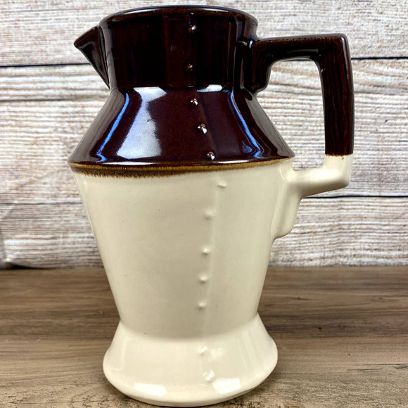 McCoy Spirit of '76 National Gallery of Art Carved Wooden Eagle Pitcher - Picture 3 of 10